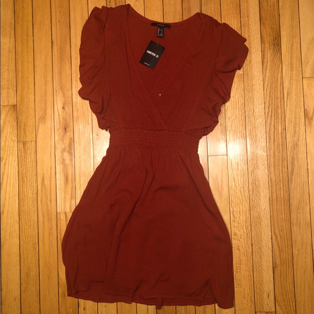 RED TUNIC DRESS
